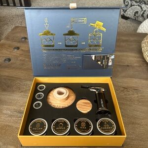 NOBLESIP® Premium Whiskey Bourbon Smoker Kit 𝗣𝗥𝗘𝗠𝗜𝗨𝗠 Smoky Bar Set BRAND NEW